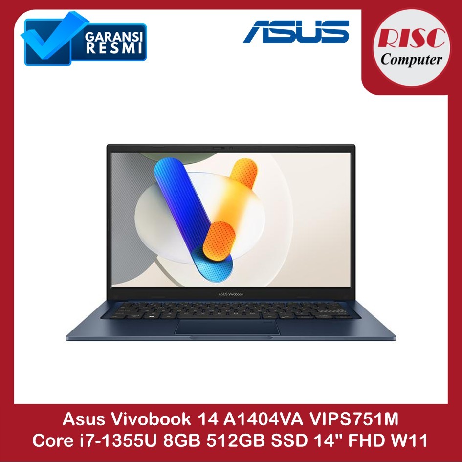 Asus Vivobook 14 A1404VA VIPS751M Core i7-1355U 8GB 512GB SSD 14" FHD W11