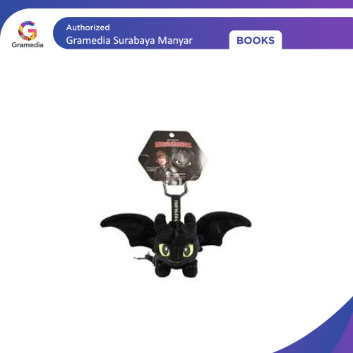 BNS SERIES HOW TO TRAIN YOUR DRAGON PLUSH PENDANT NIGHT FURY