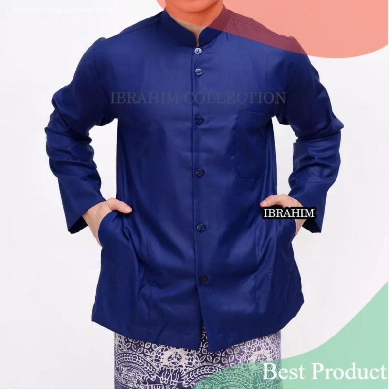Baju Koko Lengan Panjang Pria Baju Koko Buat Grub Hadroh Sholawatan- pakaian pria lainnya
