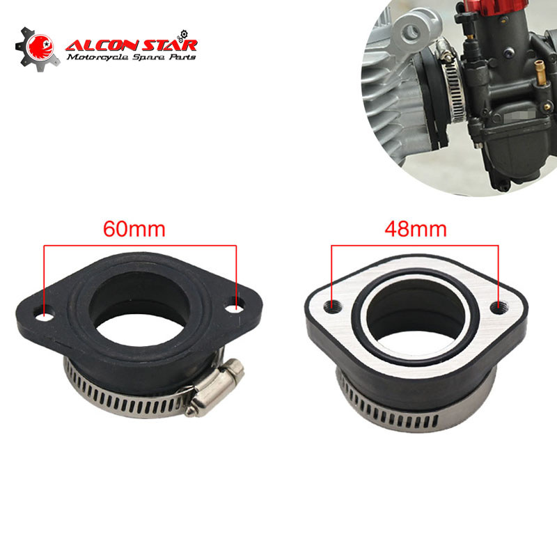 Alconstar-Motorcycle Pit rt Bike Carburetor Adapter Intake Mainfold Pipe For MIKUNI VM24 PWK 21 24 2