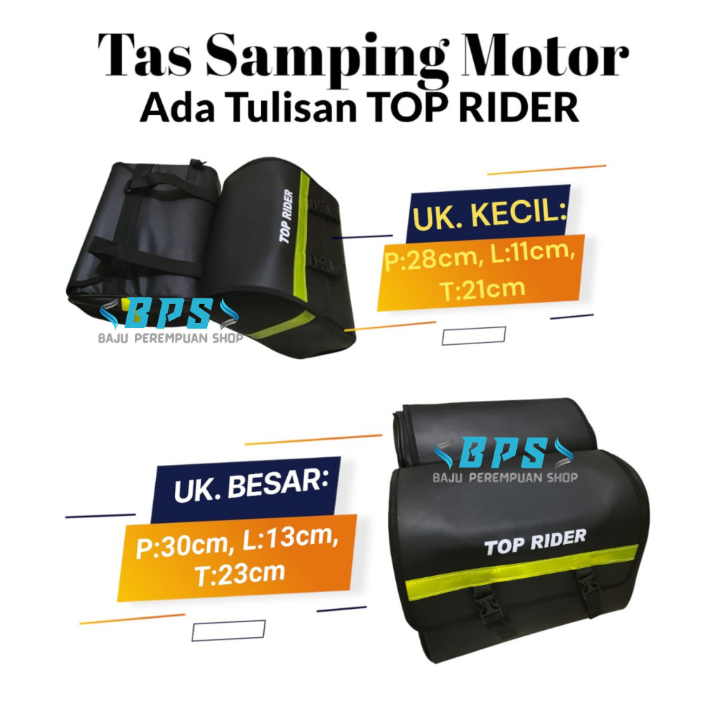 Top Rider Sidebag Tas Samping Bagasi Penyimpanan Barang Box Motor