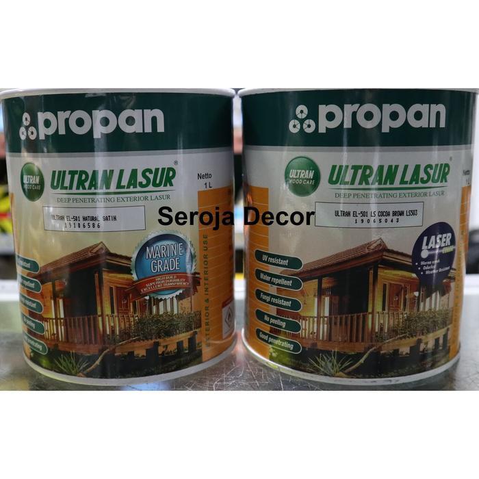 Cat Kayu Propan Ultran Lasur EL-501 Natural (Clear) 1 L - Natural Gloss