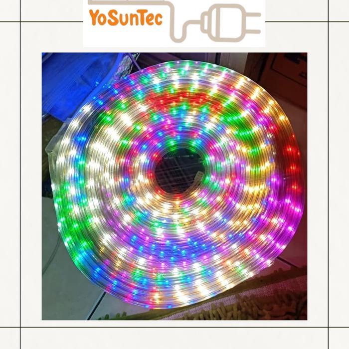 Lampu Led Strip Selang RGB 2835 3528 SMD Rope Light Merah Putih / RGB - WARNA WARNI