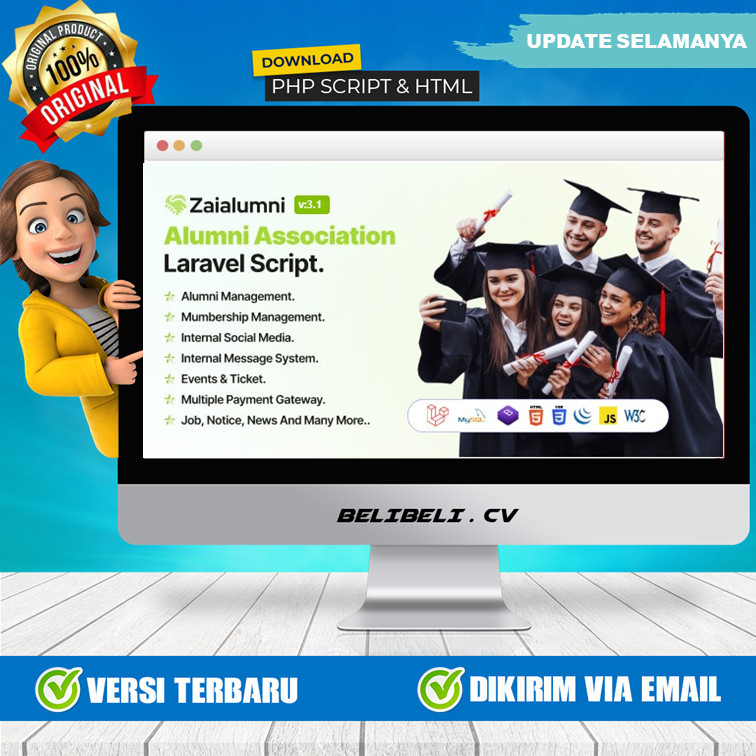 Source Code Laravel - Zaialumni - Alumni Association Laravel Script