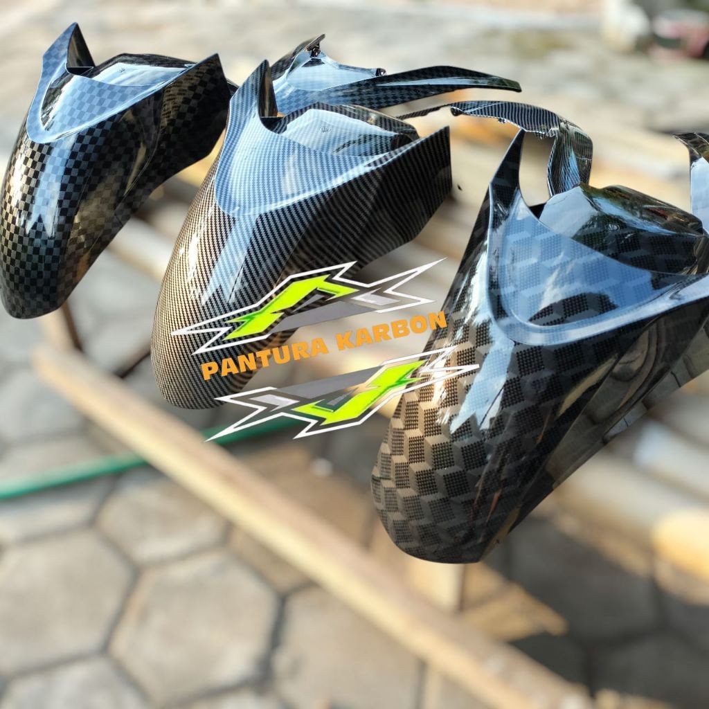 Spakbor Depan PCX New 160 Original AHM Carbon WTP