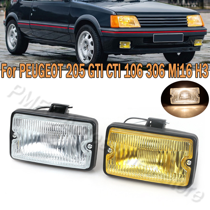 Lampu Kabut Depan Mobil PMFC, Lampu Kabut DRL, Lampu Sorot, Lampu Mobil Untuk PEUGEOT 205 GTI CTI 10