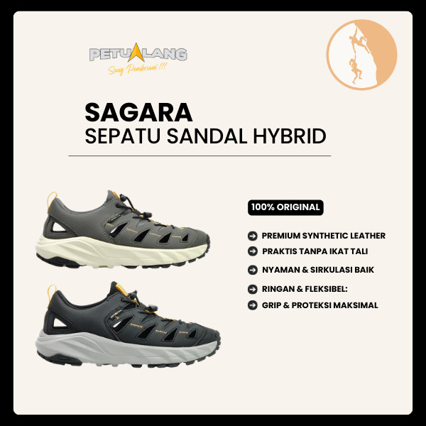 Sepatu Sandal Gunung Hybrid Outdoor - Petualang Sagara