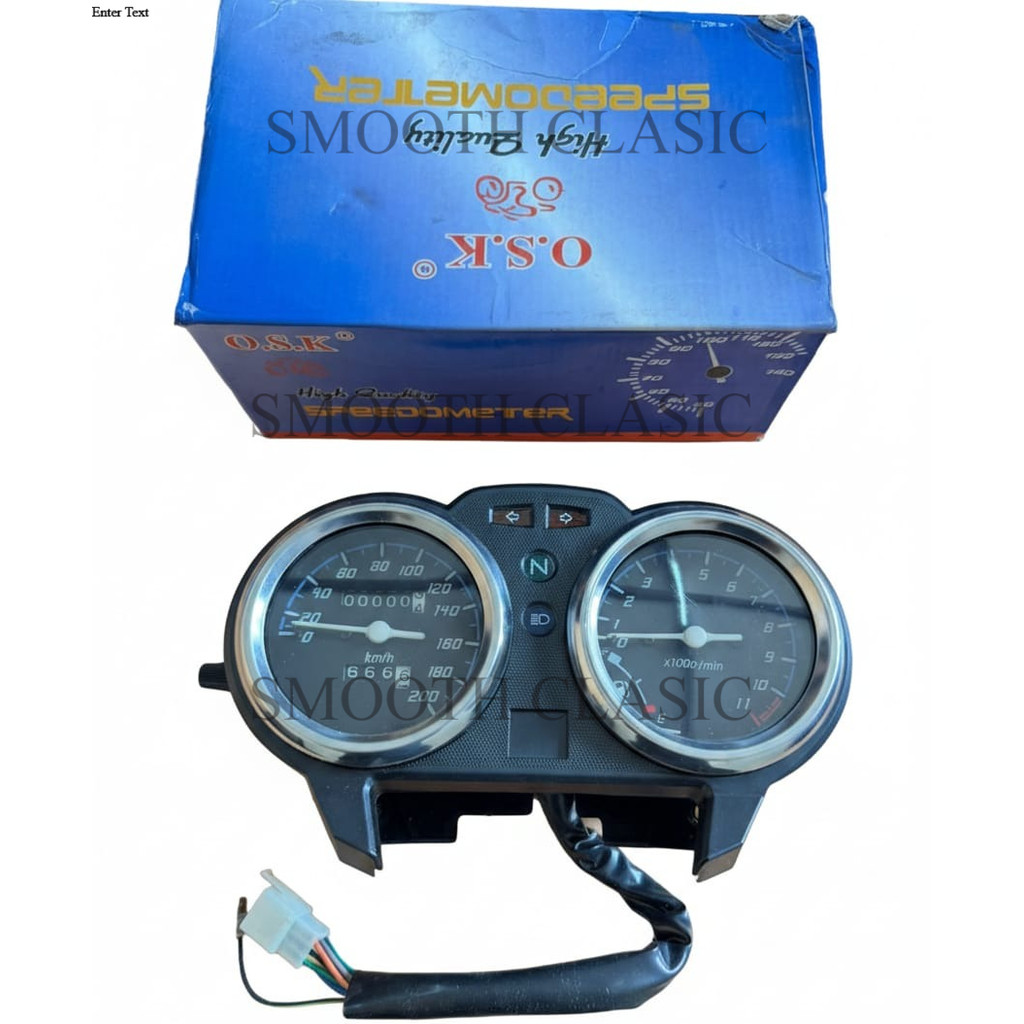 Spedo Tilas STD OSK Universal – Speedometer & RPM Motor Analog Dual Meter