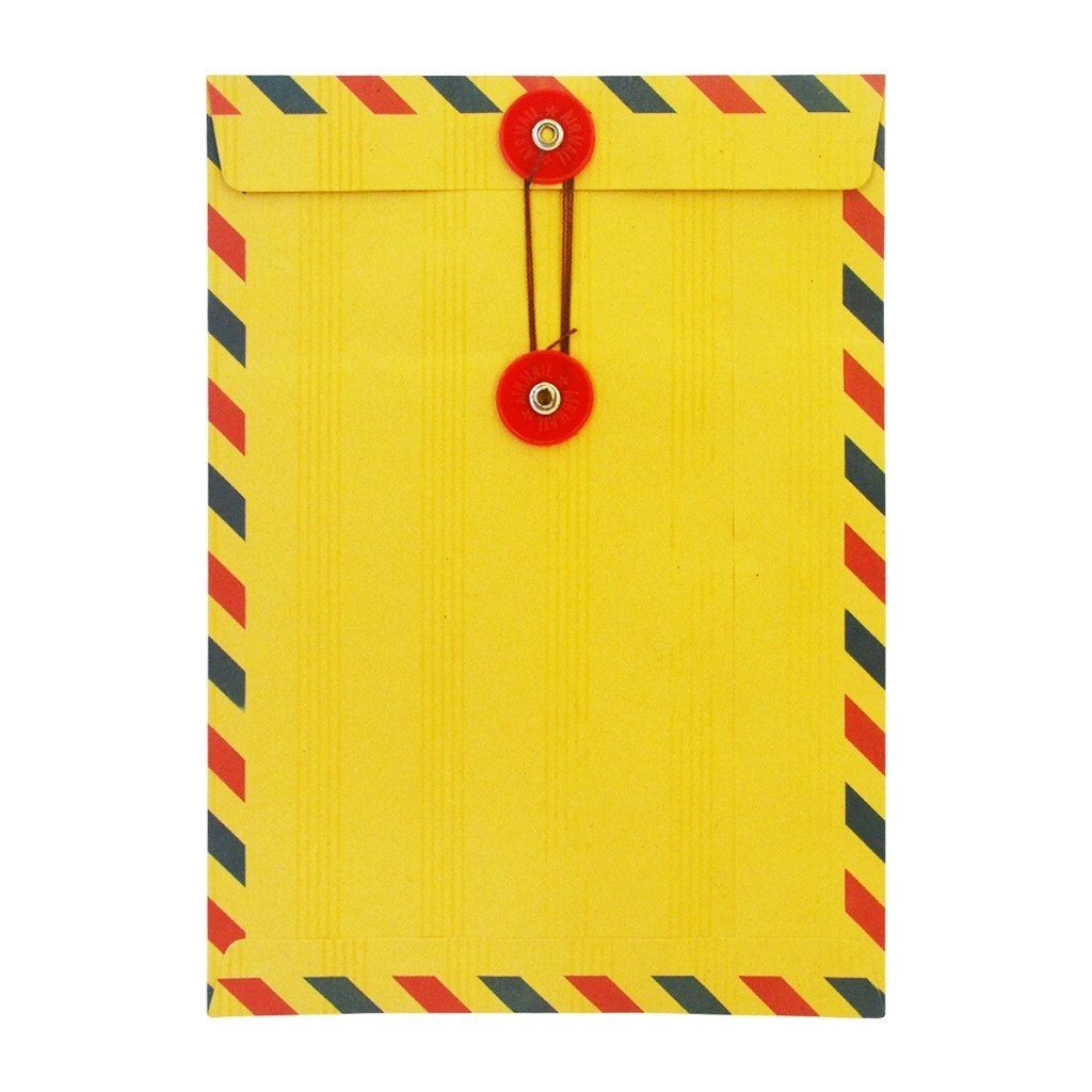 Amplop Map Coklat  Airmail Tali Executive 305/310 Amplop Dokument 12 PCS