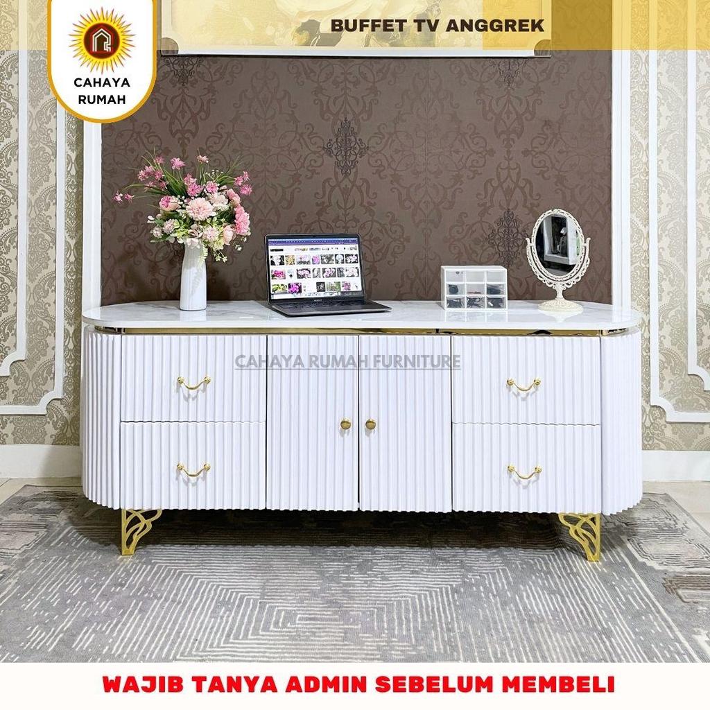 Cahaya Rumah - Meja Tv Anggrek /Rak Tv/Lemari Tv/Buffet Tv/Minimalis/Modern/Aesthetic