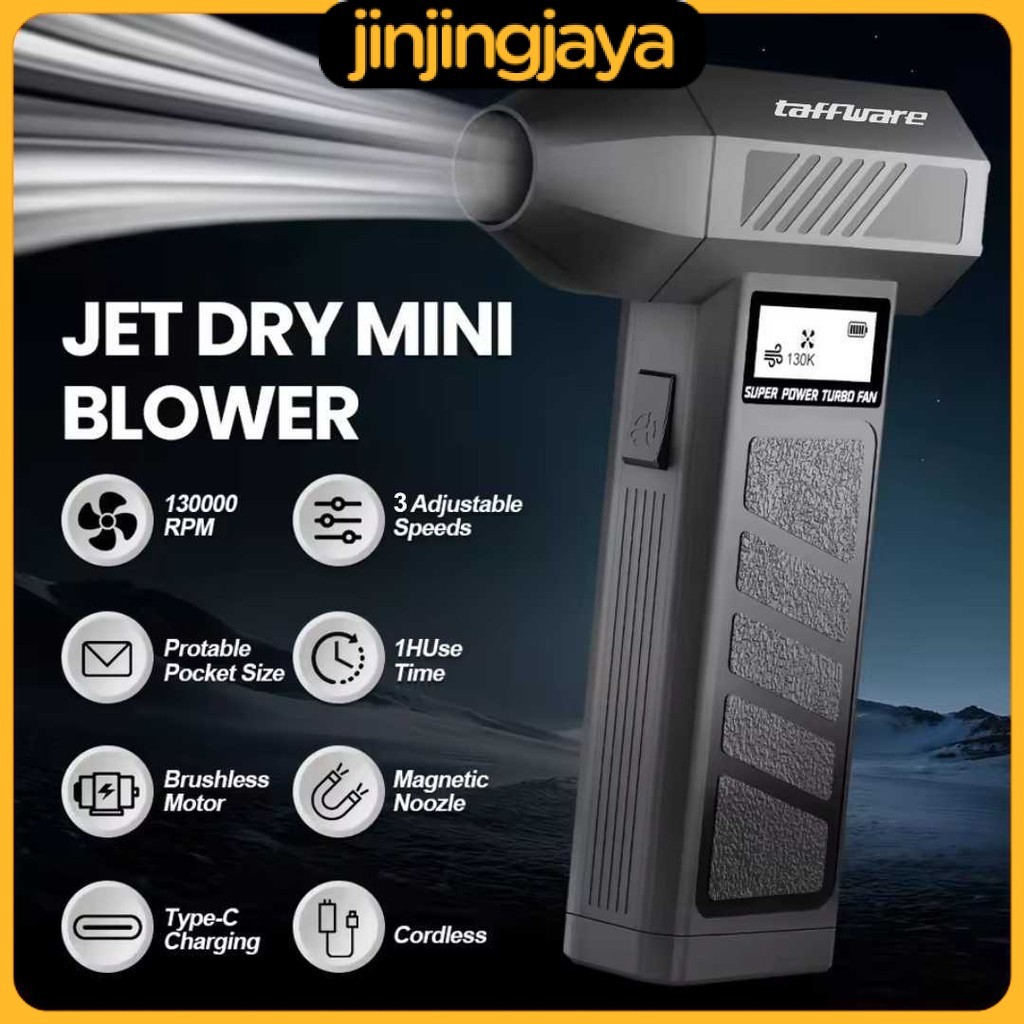 TAFFWARE Mini Turbo Violent Air Blower Cordless Jet Portable 130000RPM - PAR-13