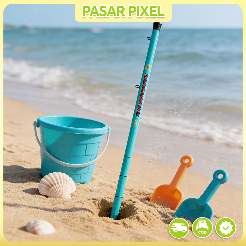 Joran pancing mini, joran tangan super pendek dan tipis, joran pancing sungai, set pancing udang dan