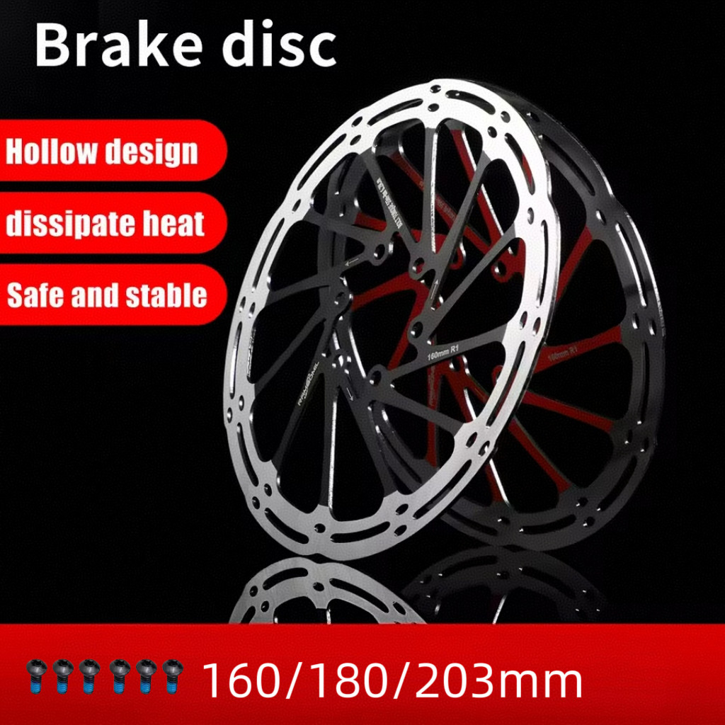 Rotor Rem Cakram Sepeda 160 180 203 Dengan Baut, Rem Hidrolik Sepeda, Sepeda Gunung, MTB, Rotor Oil 