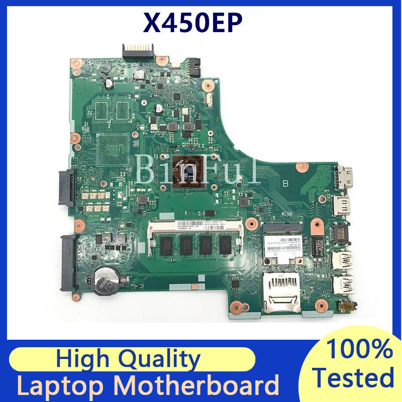 Mainboard For Asus X450E X450EP X452EA X452E A452E X450EP 2.0 Laptop Motherboard With E1-2100 CPU AM