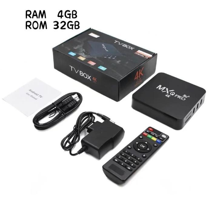 Android TV BOX Set Top Box MXQ PRO 5G Smart TV 4K Multimedia Player - 4GB NO KEYBOARD, NO BLUETOOTH