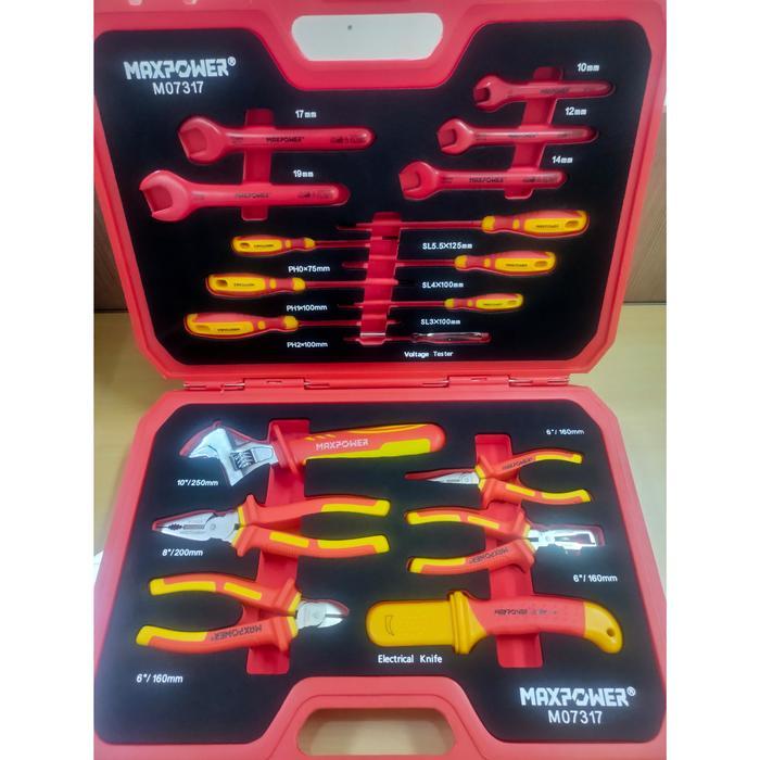 18Pcs Peralatan Tukang Listrik / Insulated Tool Set