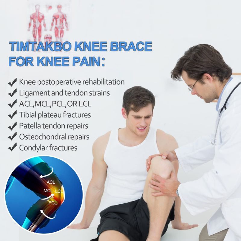 RF - Peyangga Terapi Lutut OA Brace Knee Brac Knee Brace Alat Penopang Soft Osteoarthritis Brace
