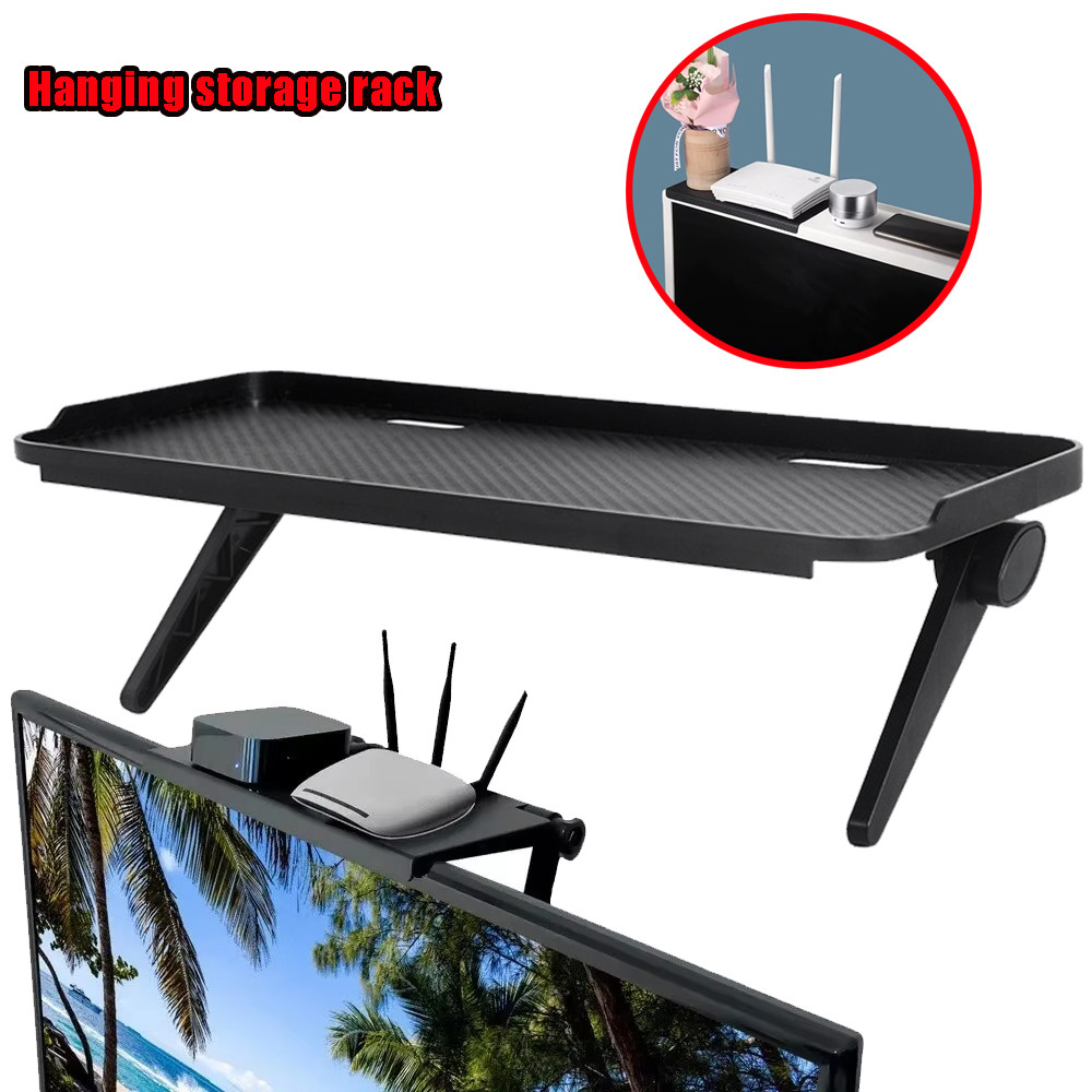 Set Top Box Storage Rack 1PC Hot Selling Computer TV Screen Wireless Router Rack No Perforated Stora