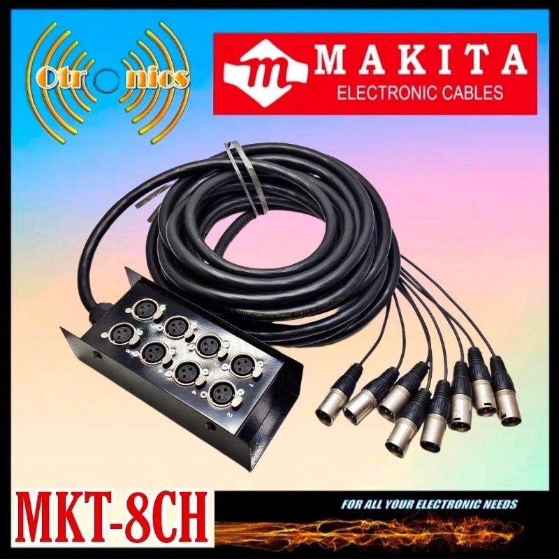 Makita Kabel Snake 8 Channel Kabel Tembaga murni 10meter 15meter