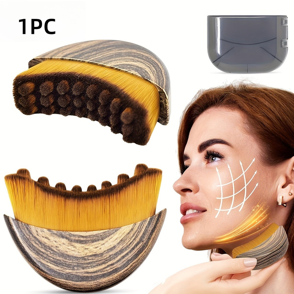 1PC Lymphatic Drainage Facial Cleansing Brushes - Lymphedema,Soft Bristles for Face, Neck, Lymphatic