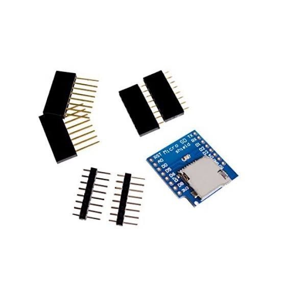 WEMOS D1 MINI MICROSD SHIELD For Wemos D1 Mini ESP8266 [Elca]