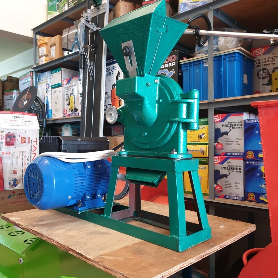 MESIN PENEPUNG FFC 15 MESIN PENGGILING COMPLETE DINAMO 1HP