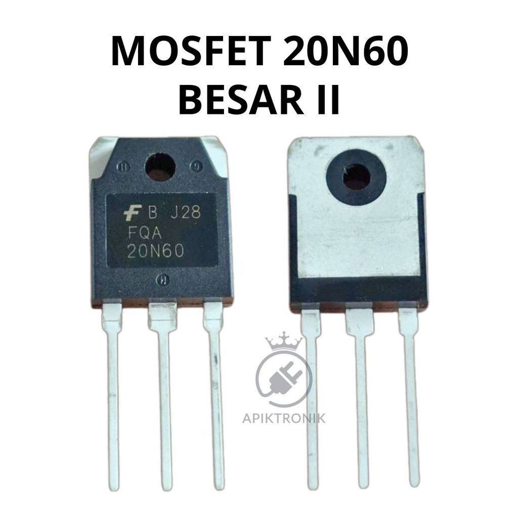 MOSFET 20N60 Besar II N Channel TO247 600V 20A Untuk SMPS Inverter