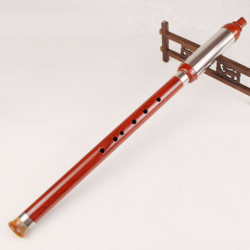 Resin Bawu Chinese Vertical Blowing Trational Flute Children Adults Professional Bawu Detachable Win