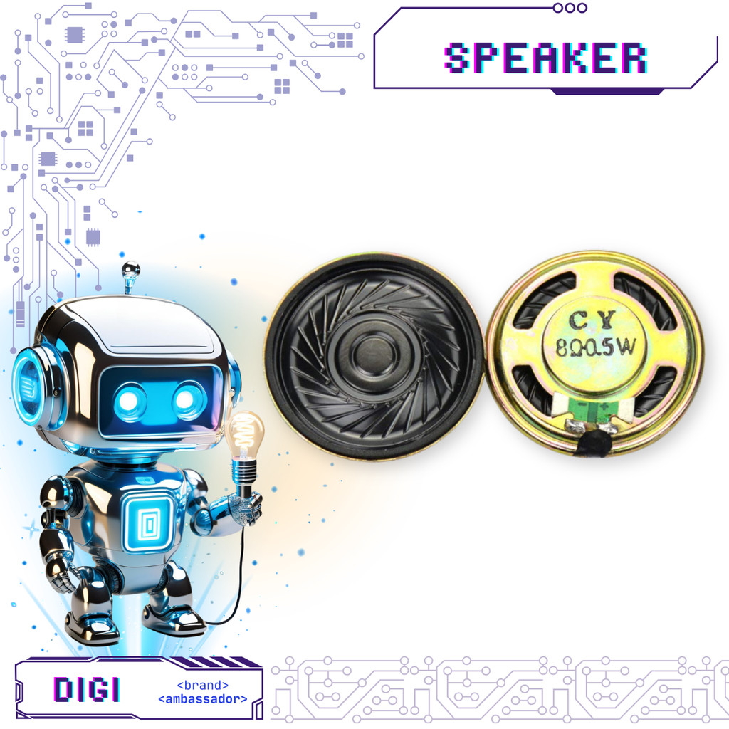 Speaker 8 Ohm 0.5W - 40mm - Digibot