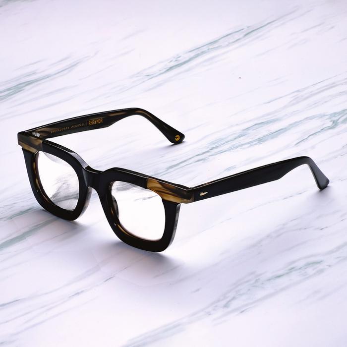 Aest Outfit VHERKUDARA - RHAYNOR Frame Kacamata Fashion Premium Original - CLEAR LENS, NORMAL