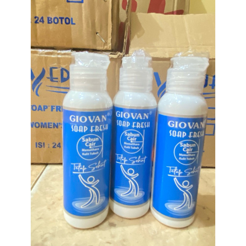 Giovan Sabun Original Soap Fresh // Sabun Mandi Cair Biang Keringat Bayi Bayi Dan Kulit Sensitif 90m