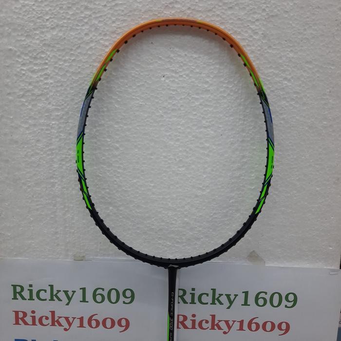 RAKET BADMINTON LINING G-FORCE 3500-3600-3700-3800-3900 SUPER LITE - 3700 BLK/AMBER, SENAR LI-NING