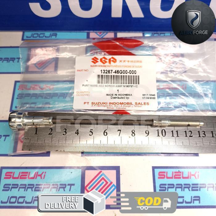 13267-46G00-000 Baut Setelan Gas RPM Karburator Suzuki Spin 125 Ori