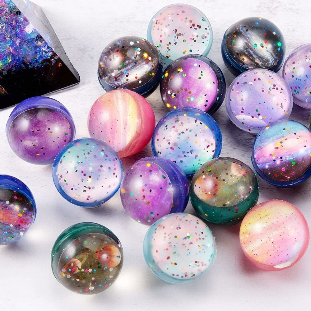 10pcs Galaxy Solar System Planet Balls Starry Sky Foam Space Planets Ball Space Ball Bouncy Ball Gal