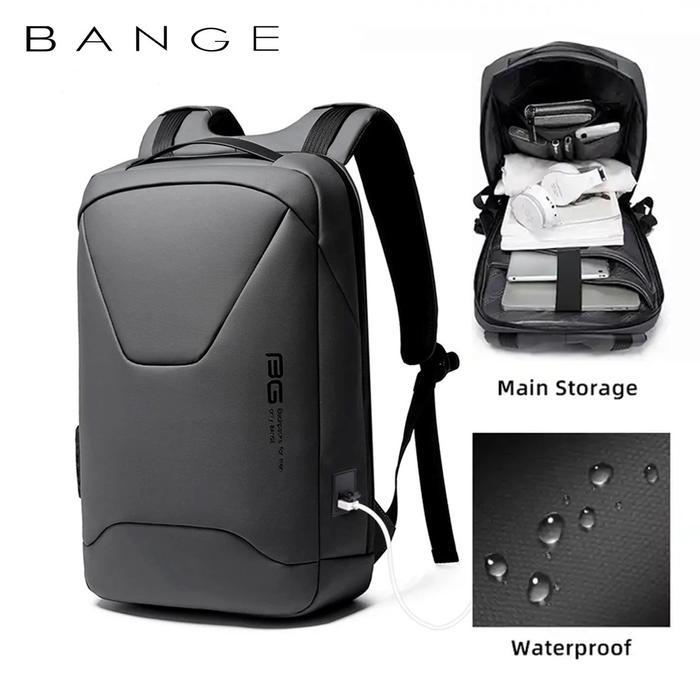 Bange Tas Ransel pria Tas Laptop Tas Kerja pria Backpack BG288 - Hitam