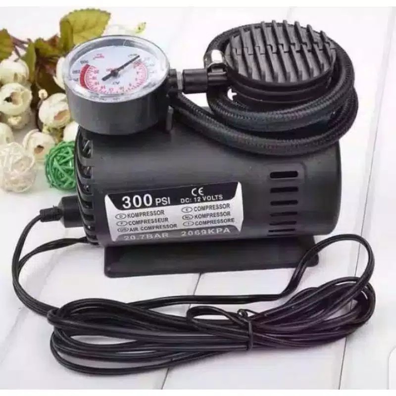 Kompresor Mini Pompa Angin Ban Mobil Motor Compressor DC Lighter sepeda Car elektrik KOMPRESOR ANGIN