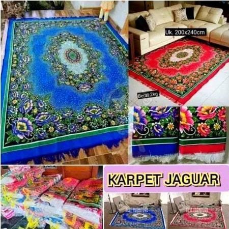 Karpet Permadani Jumbo Merek Jaguar Original 200x250 CM/ Tikar Jaguar/ Tikar Karakter/ Tikar Quiltin