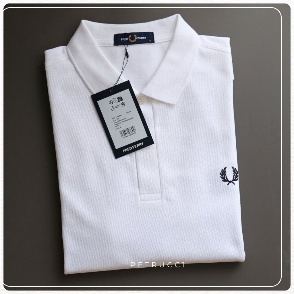 Fred Perry FP Original Polo Shirt Cowo Original Kaos Pria
