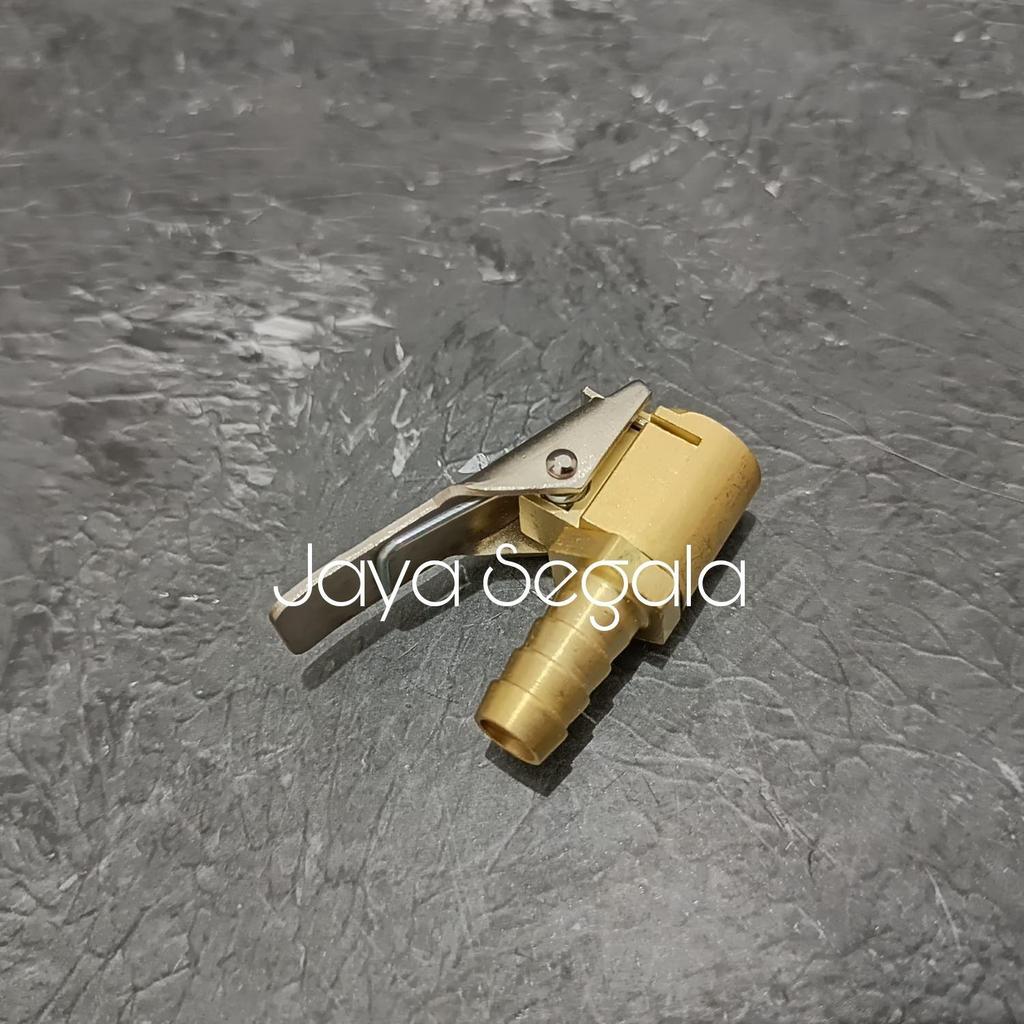 Kepala isian angin ban jepit kuningan Air chuck clip Isi angin jepit Car