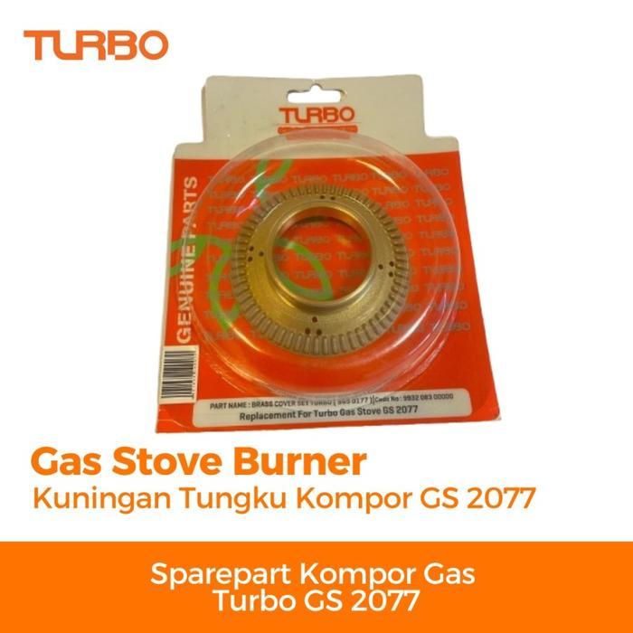 Burner Kuningan Tungku Kompor Gas Turbo GS2077 Gas Stove Burner GS 2077 ORIGINAL