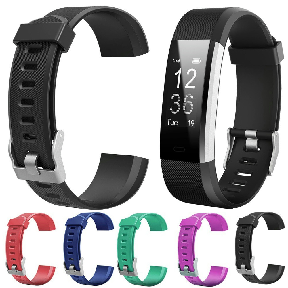 20mm Bracelet Band Replacement Parts Silicone Watch Wrist Strap Accessories Colorful Portable Soft f