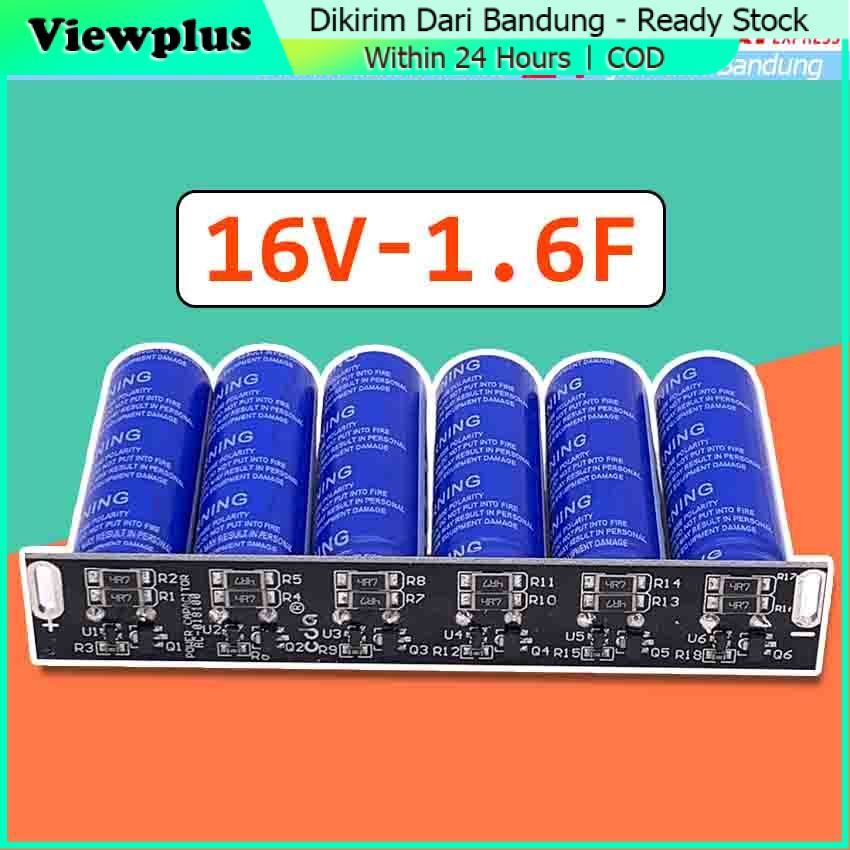 6Pcs super capacitor super kapasitor 16V .6F motor mobil With Protection Board Farad Capacitor Modul