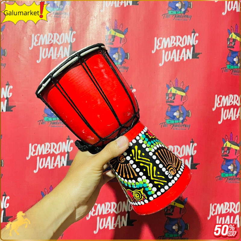 BARU JIMBE ANAK DARBUKA ANAK DJIMBE MURAH SEMI DARBUKA ALAT MUSIK MURAH GENDANG ANAK GLM -59