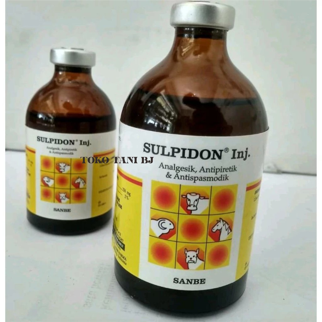 ( BISA COD ) SULPIDON 100 ml SANBE - Obat Pereda Sakit Hewan SANBE