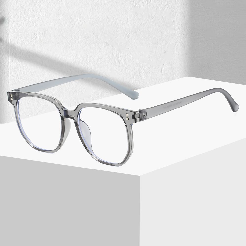 FOMAMATA Kacamata Minus BLUERAY NORMAL Pria Wanita Besar Fashion Frame Anti Radiasi Kaca Mata Optik