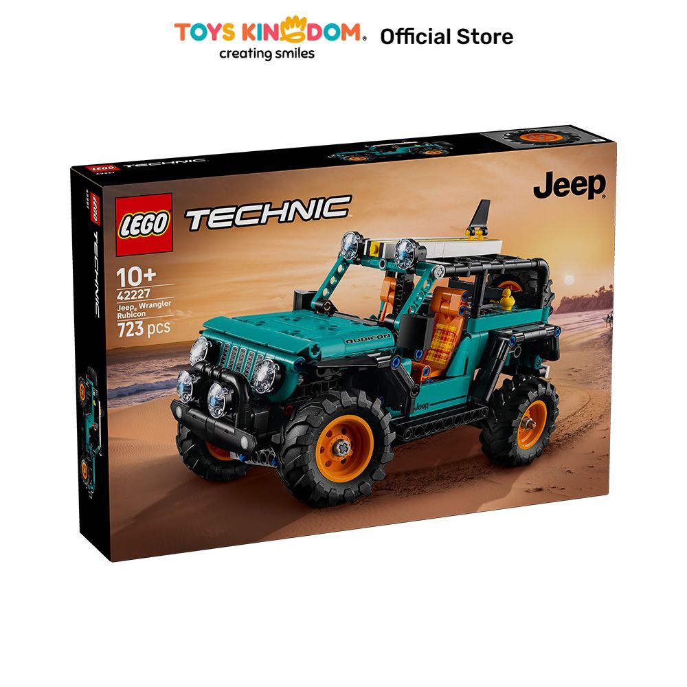 Toys Kingdom Lego Technic Jeep Wrangler Rubicon SUV Set 723 pcs 42227 - Hijau Balok Susun Building B