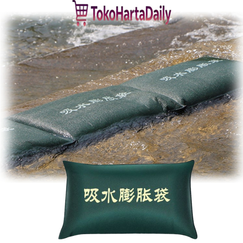 Karung Anti Banjir 40x60cm Flood Sack Instan Serap Air Bantal Penahan Air Untuk Rumah