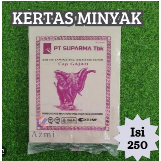ASS 250LBR KERTAS NASI COKLAT KERTAS MINYAK KERTAS BUNGKUS NASI KERTAS NASI WARNA COKLAT KERTAS NASI