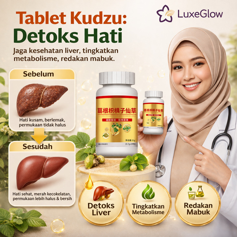 [Beli 1 Gratis 2-Pengiriman 24 Jam] Tablet Pelindung Hati/Pueraria Mirifica Tablet Gel Candy Health 