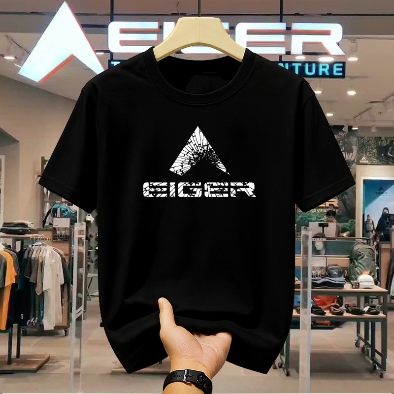 Kaos EIGER Adventure Style | T-shirt Katun Lembut & Tahan Lama untuk Aktivitas Outdoor baju distro k